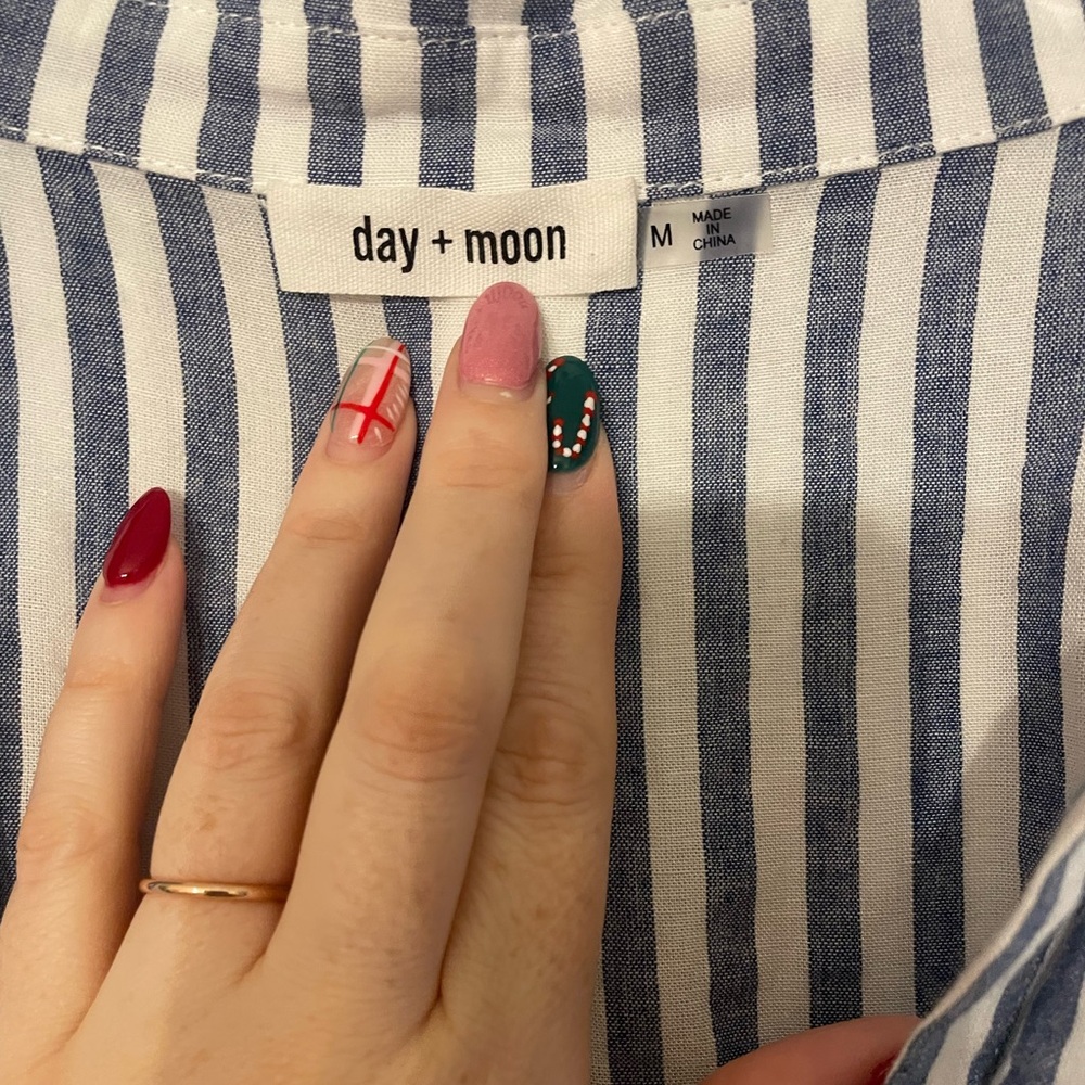 Day + Moon Button Down - image 4